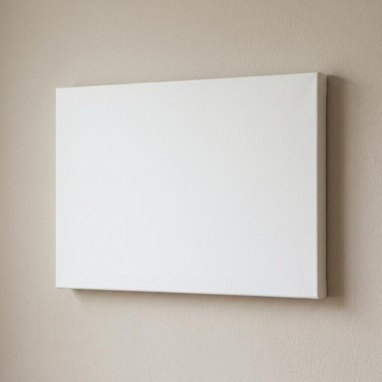 Realistic Canvas Wrap Mockup for 24×36 Wall Art Prints