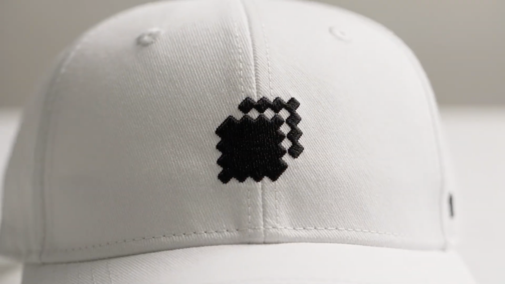 Embroidery logo preview generated by Stitch AI agent