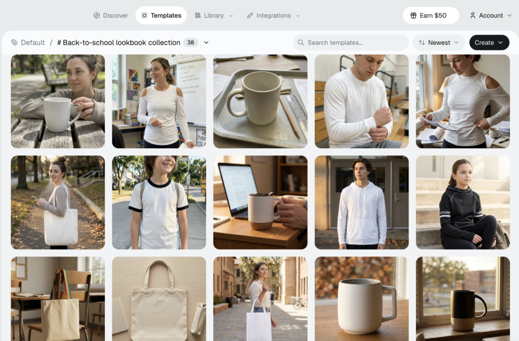 Prepare your lookbook collection in Dynamic Mockups
