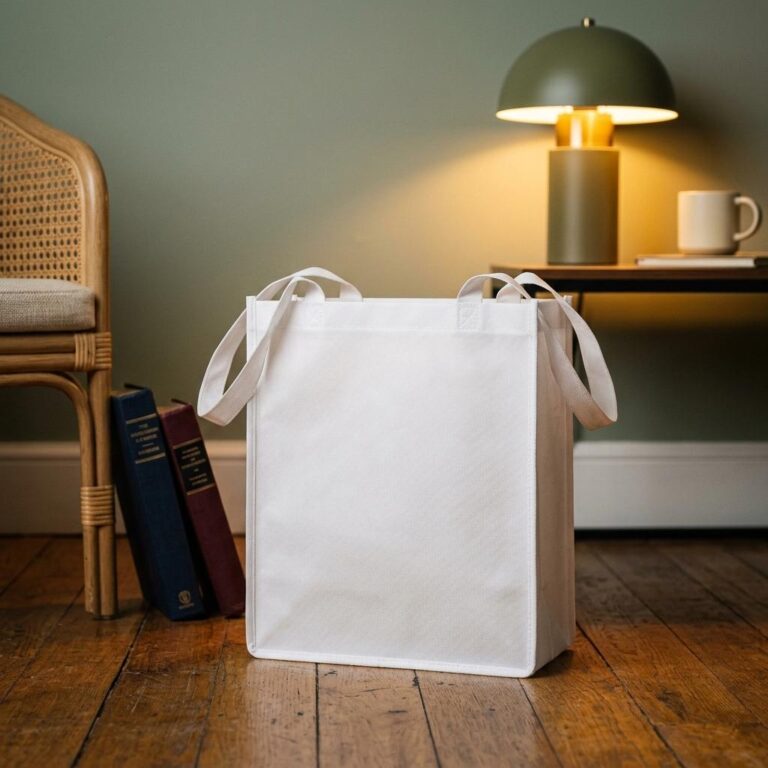 Poetcore Study Corner Non-Woven Tote Bag Mockup