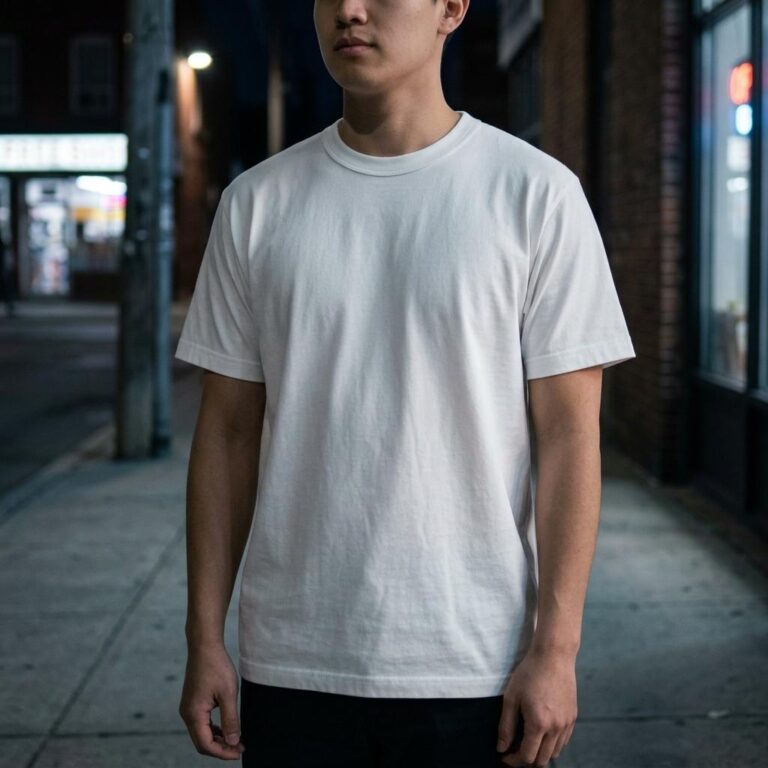 Urban Night Streetwear T-Shirt Mockup for POD & Brand Drops
