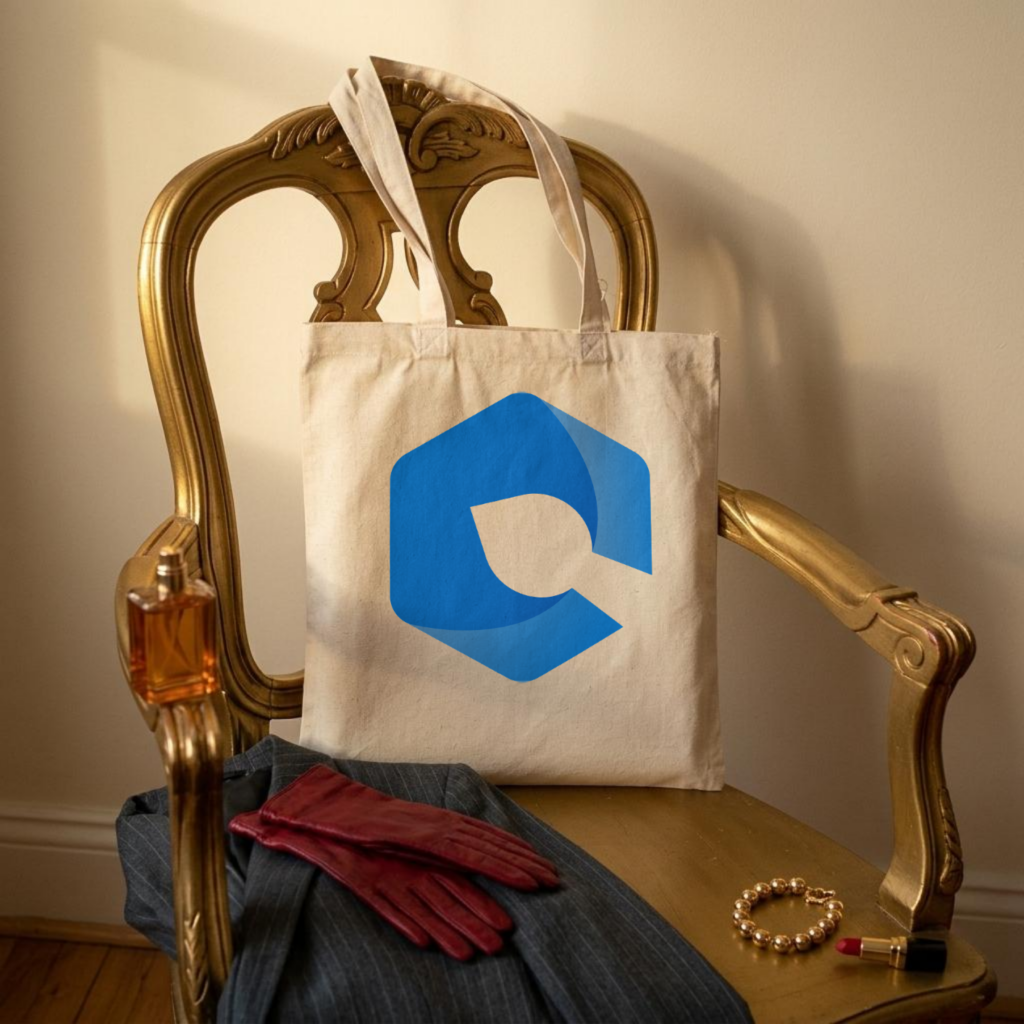 Design this Glamoratti Tote Bag in Dynamic Mockups with your artwork