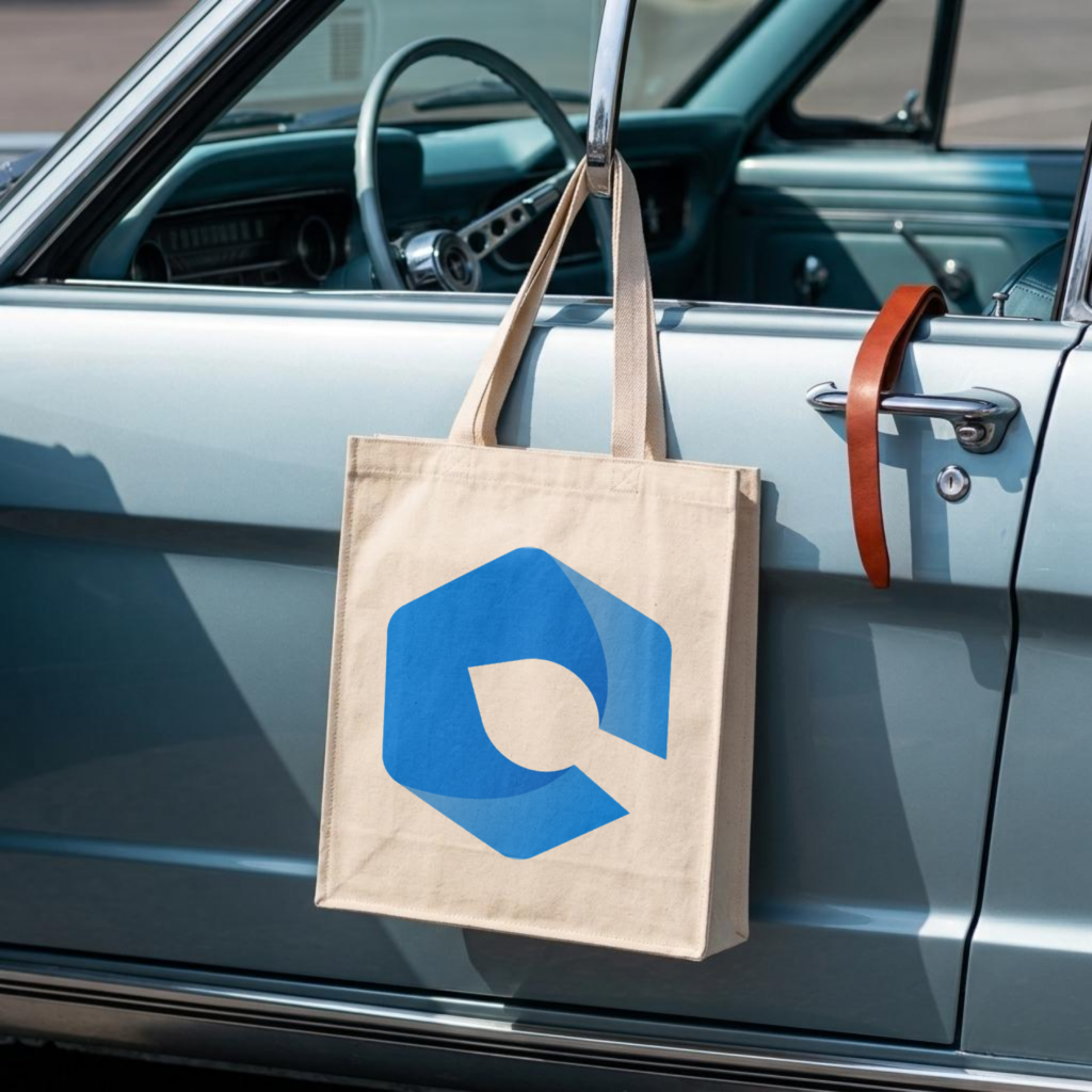 Artwork example on the tote bag