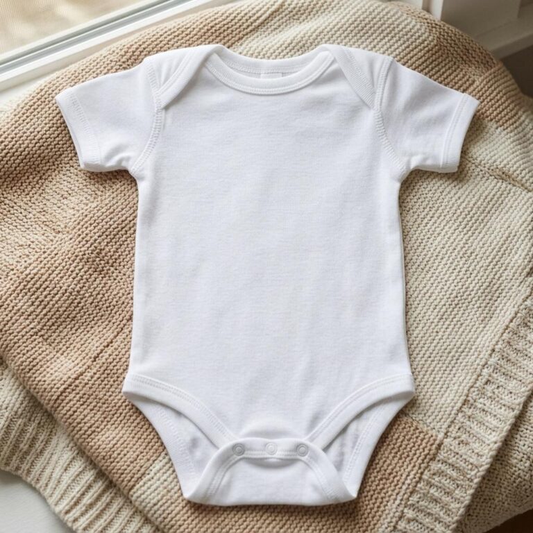 Free Baby Onesie Mockup Generator