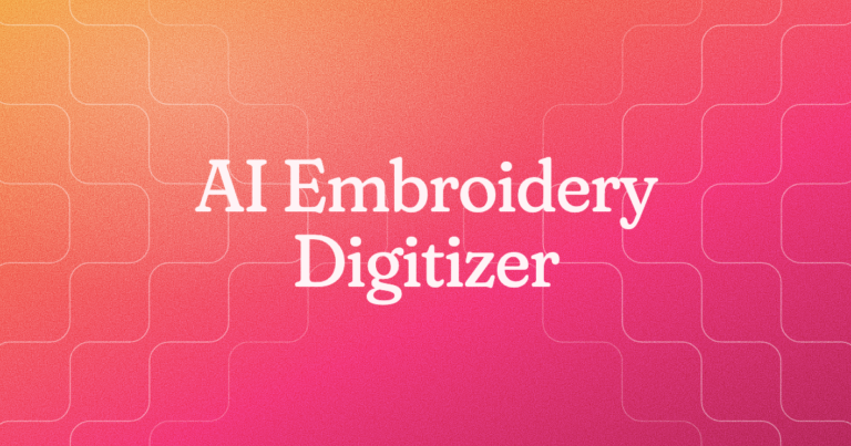 AI Embroidery Digitizer