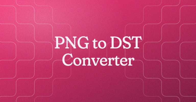 PNG to DST Converter