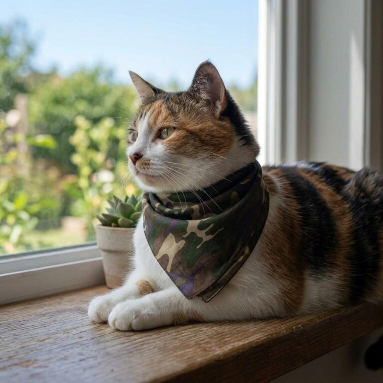 Free Pet Bandana Mockup Generator