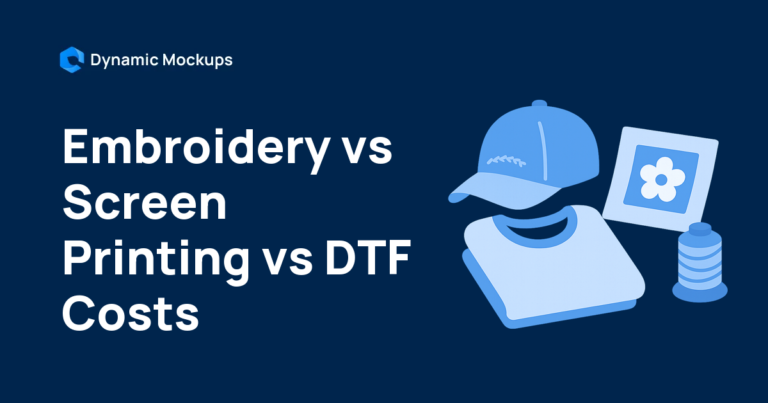 Embroidery vs Screen Printing vs DTF: Cost at 12, 48 & 144 [2026]